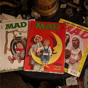 Vintage MAD Comic Magazine Lot of 3 No. 134/164/357 70s 90s